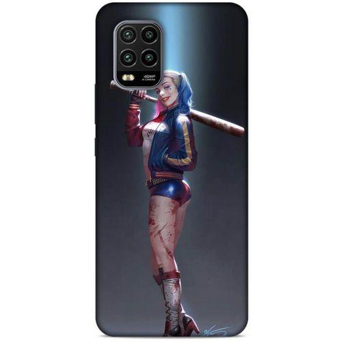 Xiaomi Mi 10 Lite Uyumlu Kılıf Harley Quinn (14) Lansman Kılıf Antrasit