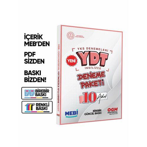 ÖSYM YKS-YDT İngilizce MEBİ OGM Deneme Paketi Güncel 10lu Fasikül (Deneme Paketi) BASKI ÜCRETİ
