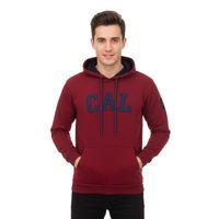 Erkek Bordo Kapüşonlu Sweatshirt Cal BGL-ST02286