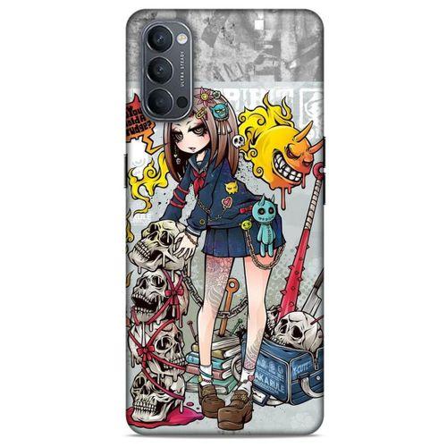 Oppo Reno 4 Uyumlu Kılıf Motorsiklet (34) Slim Armor Kılıf Harley Davidson