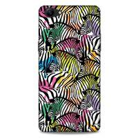 Animax Colorful Zebra Oppo A79 Kılıf Desenli Silikon
