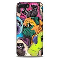 Animax Portre Pugs Apple Iphone 8 Plus Kılıf Desenli Silikon