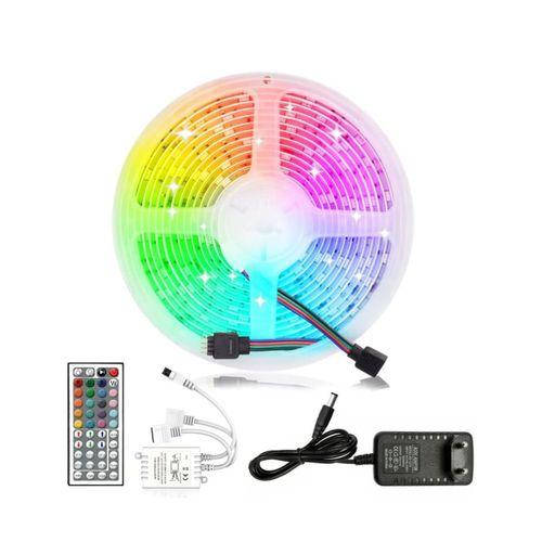 5 Metre Rgb Led Şerit Kumandalı 5050 Renk Değiştiren Led Strip