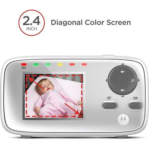 Motorola Baby MBP 482 - Video Bebek Monitörü - Yakınlaştırmalı bebek gözetleme kamerası - 2,4"