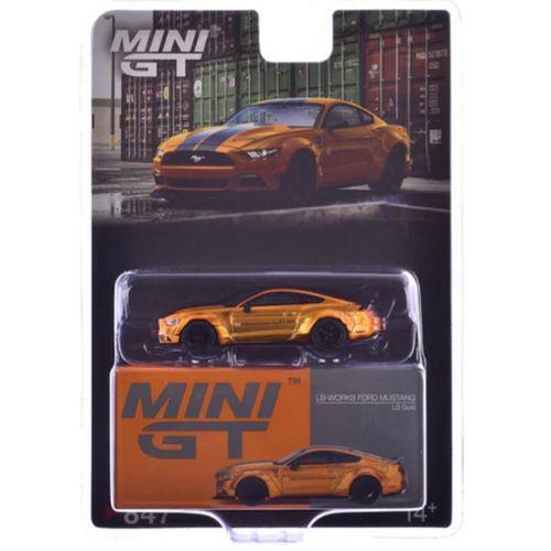 Eğitici Oyuncak Mini GT 1/64 LB-WORKS FORD MUSTANG LB Gold