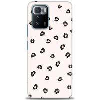 Xiaomi Poco X3 GT Kılıf HD Baskılı Kılıf - Kahveli Leopar + Tam Ekran Koruyucu