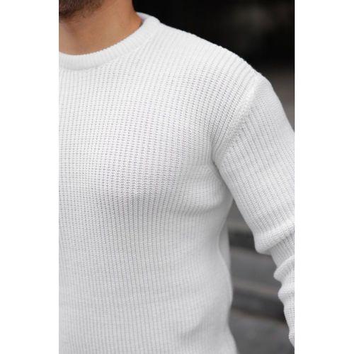 Erkek Bisiklet Yaka Örme Kazak