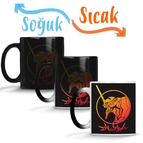 Shin Seiki Evangelion Sihirli Kupa Bardak Porselen