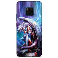 Huawei Mate 20 Pro Kılıf Dragons (31) TPU Kılıf Ejderha ve Sahibe