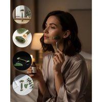 Yeşim Taşı Yüz Masaj Seti Şişlik Azaltıcı 2 Parça