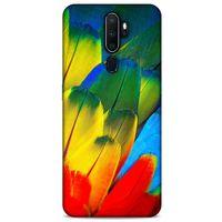 Oppo A5 2020 Kılıf Desenli Özel Seri Tüyler (3) Kapak
