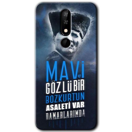 Casper Via P3 Kılıf HD Desen Baskılı Arka Kapak - Bozkurt Atatürk