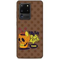 Frutix Ananas 05 Samsung Galaxy S20 Ultra Kılıf Desenli Silikon