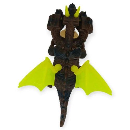 3 Başlı Mitolojik Ejderha - Pilli Yerde Gezen Sesli Figür - WH-3010