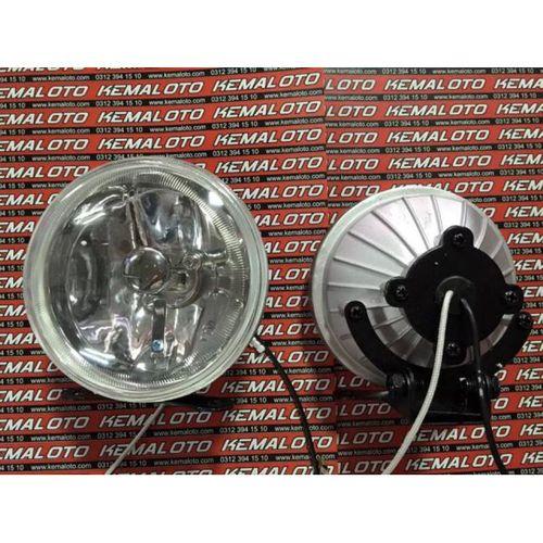 Yuvarlak Metal Sis Beyaz 10 CM