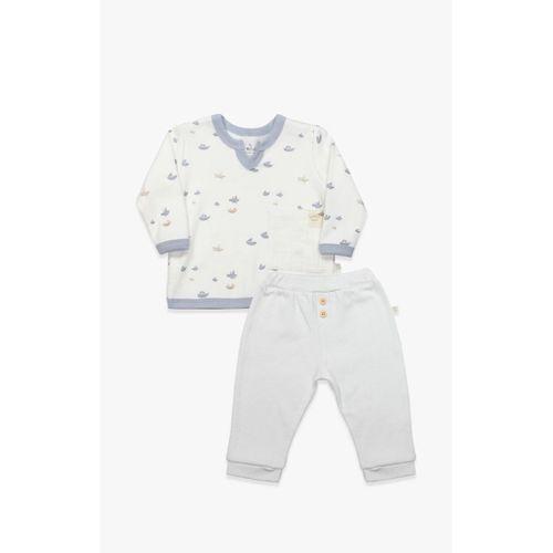 Bistyle Bistyle 2li Takım Little Boats 14127 Ekru