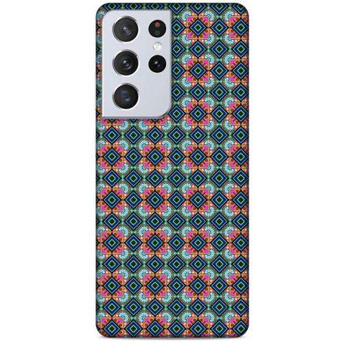 Lopard Samsung Galaxy S21 Ultra Uyumlu Kılıf Ethnic Culture (92) Rugged Armor Kılıf