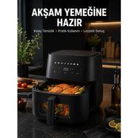 Dokunmatik Ekranlı Air Fryer Sağlıklı Yağsız Pişirme Cihazı