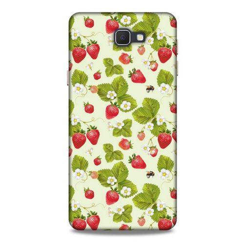 Frutix Çilek 03 Samsung Galaxy J7 Prime Kılıf Desenli Silikon