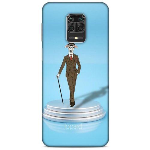 Xiaomi Redmi Note 9S Kılıf FunnyMaX (45) Liquid Air Kılıf Açık Mavi Köpek