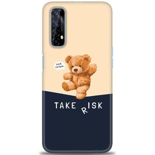Realme 7 Kılıf HD Baskılı Kılıf - Take Risk + Tam Ekran Koruyucu