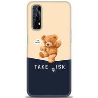 Realme 7 Kılıf HD Baskılı Kılıf - Take Risk + Tam Ekran Koruyucu