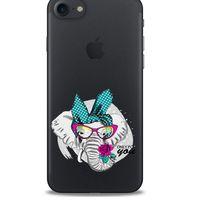 Zoologix (97) Apple Iphone 8 Şeffaf Kılıf Silikon Desenli