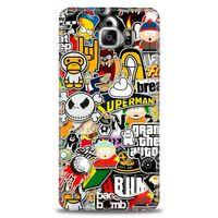 Samsung Galaxy Note 5 Kılıf HD Baskılı Kılıf - Çizimler + Tam Ekran Koruyucu