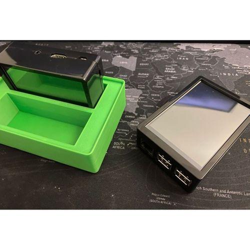 Gridfinity Raspberry Pi X2 Kılıf ve Ekranlı 3D Baskı (Bu ürün Sadece Plastik parçadır - Almadan Önce Soru Sorabilirsiniz)