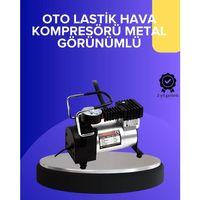 Metal Gövdeli Oto Lastik Hava Kompresörü 12v 140 Psı Hızlı Şişirme