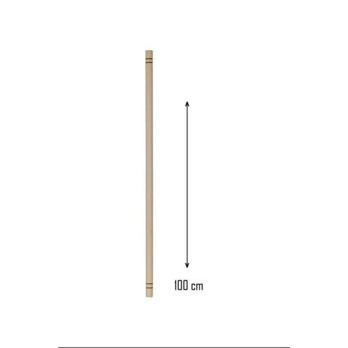 Ahşap 100 cm Hamur Açma Şekillendirme Oklavası Royaleks-56041