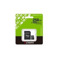 Kingston Sdcs3-256gb 256gb Microsdxc Canvas Select Plus Gen3 150mb-s A1 Card + Adapter Hafıza Kartı