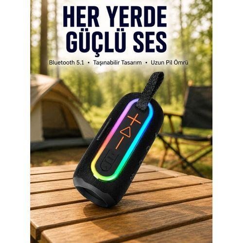 Renkli Led Işıklı Kablosuz Hoparlör Ip67 Sertifikalı Yeni Nesil