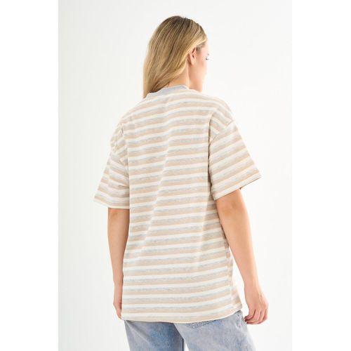 ALEXANDERGARDI Cep Detaylı Çizgili T-shirt