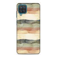 Samsung Galaxy A12 Uyumlu Kılıf Romans (12) Koruyucu Silikon Turuncu