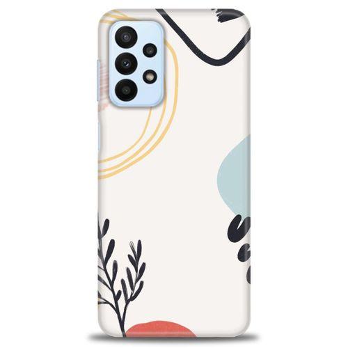 Samsung Galaxy A23 4G Kılıf HD Baskılı Kılıf - Siyah Dal + Tam Ekran Koruyucu