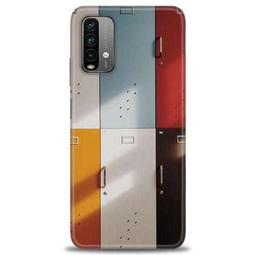 Xiaomi Redmi 9T Kılıf HD Baskılı Kılıf - Renkli Kapılar + Tam Ekran Koruyucu