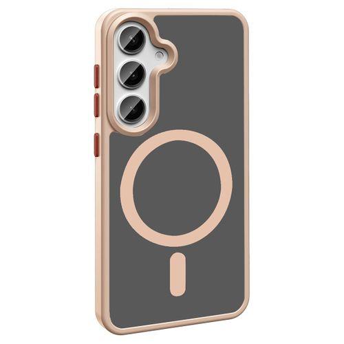 Galaxy S25 Kılıf M-safe Şarj Özellikli Mat Arka Yüzey Zore Sio Kapak