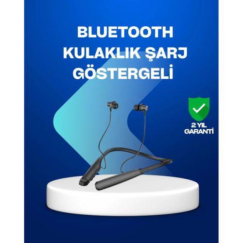 Boyun Askılı Kablosuz Bluetooth Kulaklık – Aktif Gürültü Önleme, Lcd Ekranlı