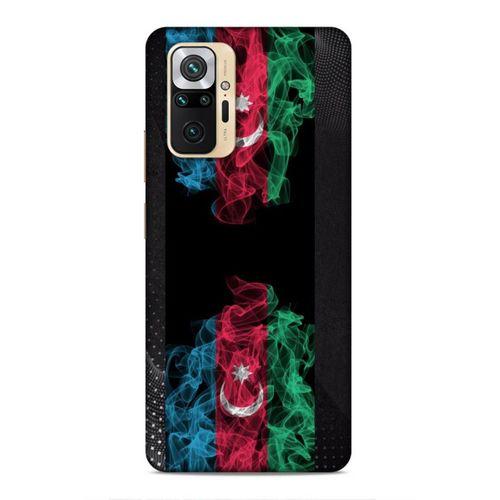 Xiaomi Redmi Note 10 Pro Uyumlu Kılıf Azarbaijan (5) Koruma Kabı Azeri Bayrak İllustre