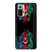 Xiaomi Redmi Note 10 Pro Uyumlu Kılıf Azarbaijan (5) Koruma Kabı Azeri Bayrak İllustre