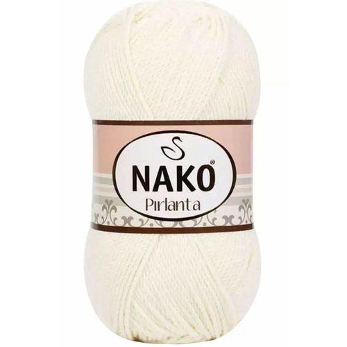 1 Adet Pırlanta Amigurumi El Örgü İpi Yünü Ekru 300