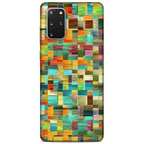 Lopard Samsung Galaxy S20 Plus Uyumlu Kılıf Soyut Sanat (50) Desenli Shockproof Kılıf