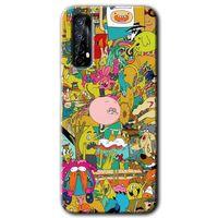 Realme 7 Kılıf HD Desen Baskılı Arka Kapak - Süper Çizgi Kahramanlar 2