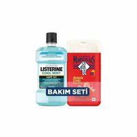 Listerine Cool Mint Hafif Tat Ağız Bakım Suyu 250 ML + Le Petit Marseillais Akdeniz Çileği Duş Jeli 250 ML