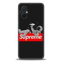 Xiaomi Poco M5 Kılıf HD Baskılı Kılıf - Supreme + Tam Ekran Koruyucu