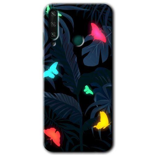 Huawei Y6P Kılıf HD Desen Baskılı Arka Kapak - Lighter Butterfly