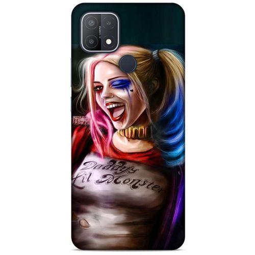 Oppo A15s Uyumlu Kılıf Harley Quinn (8) Baskılı Kılıf Siyah