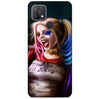 Oppo A15s Uyumlu Kılıf Harley Quinn (8) Baskılı Kılıf Siyah