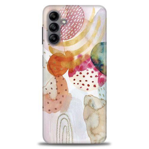 Samsung Galaxy A04S Kılıf HD Baskılı Kılıf - Sanatsal Çalışma + Tam Ekran Koruyucu